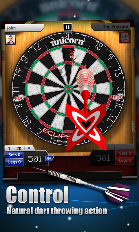 Android application Darts Match screenshort