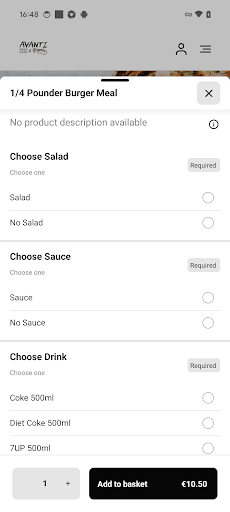 Avanti Fast Food  Pizzeria