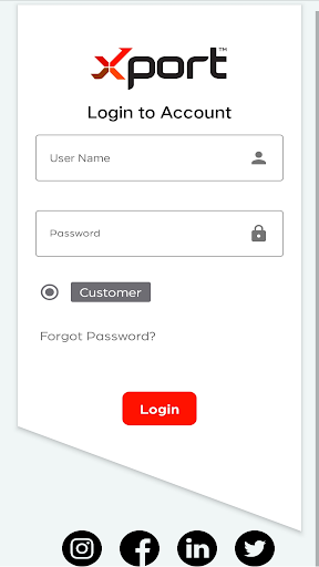 Android application Xport screenshort