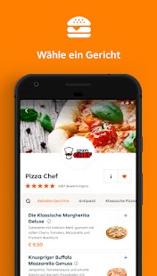 pizza.de - Essen bestellen Screenshot