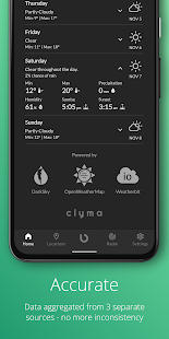 Clyma Weather: Simple, Multi-s Screenshot