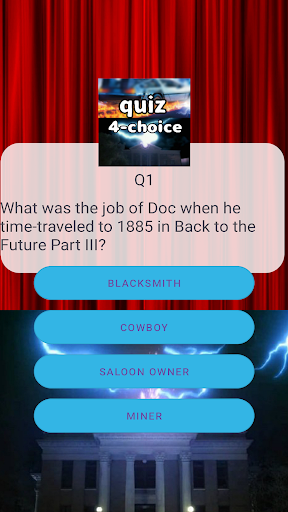 my quiz “Back to the Future” Screen 2