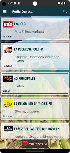 Android application Radio Oaxaca México mas Música screenshort