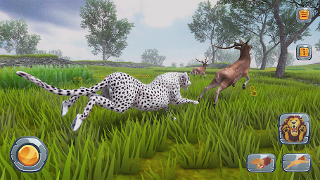 Wild cheetah family simulator