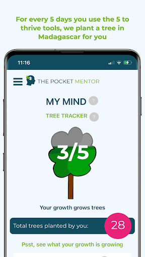 Pocket Mentor Mental Wellbeing Screen 3