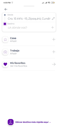 Servitaxi Asoradio Screen 3