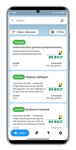 Android application PuntNL screenshort