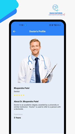 Docofind - Doctor Appointments Screen 3