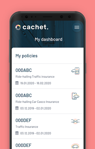 Cachet Screen 2