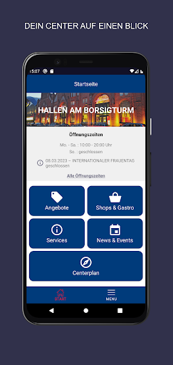 Android application Hallen am Borsigturm screenshort