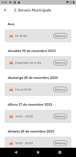 CHV Mobilitat Compartida Screen 2