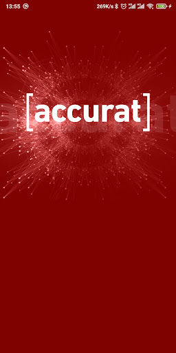 Android application Accurat screenshort