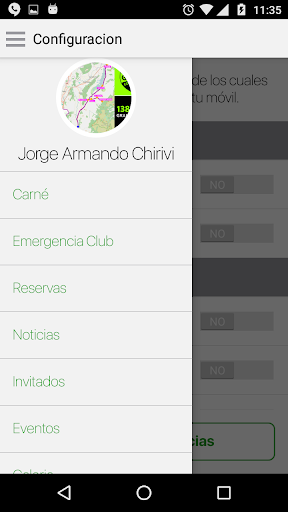 Mi Club App Screen 3