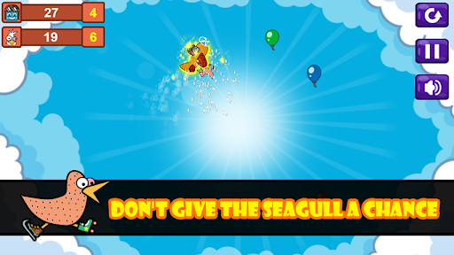 Crazy Seagull : Fast action Screen 2