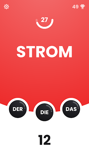 Android application Der Die Das - Word Quiz screenshort