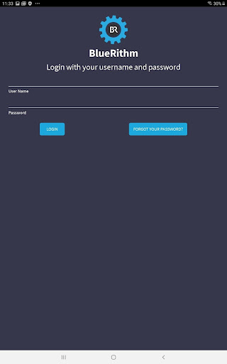 Android application BlueRithm screenshort