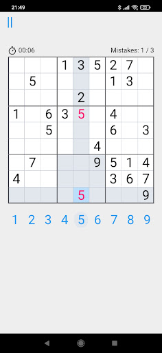 Android application Simply Sudoku screenshort