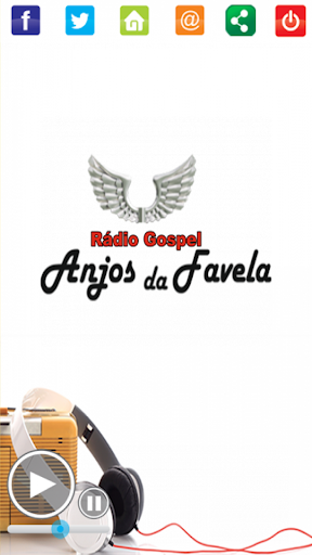 Android application Radio Gospel Anjos da favela screenshort