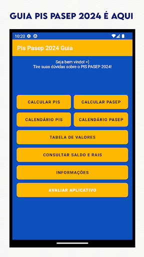 Android application PIS PASEP 2024 Consulta - Guia screenshort