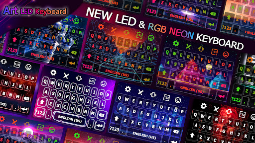 Screenshot of Led Keyboard - Emoji, Backlit