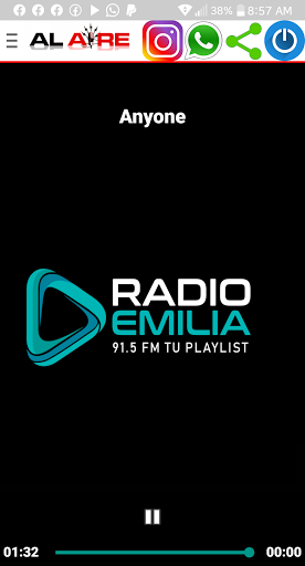 Android application RADIO EMILIA screenshort