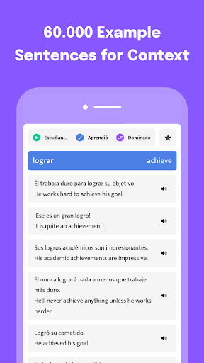Most Common Spanish Words Screen 2