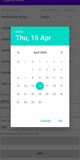 Expiry Date Screenshot 3 - AppWisp.com
