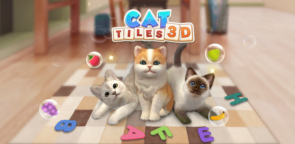 Triple Match - Cat Tiles 3D