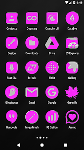 Bright Pink Icon Pack