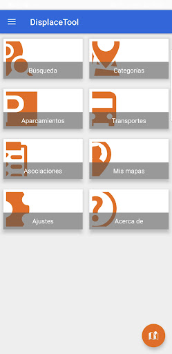 Android application DisplaceTool App screenshort