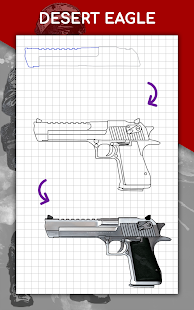 How to draw weapons step by step, drawing lessons 1.6.4 Screenshots 15