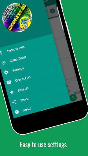 Android application Contemporary R&B Radio screenshort