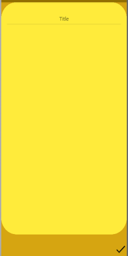 Android application My Notes screenshort