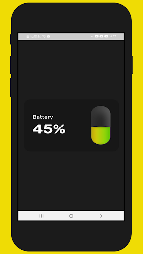 Android application نسبة البطارية - Battery screenshort