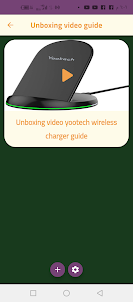 yootech wireles charger guide