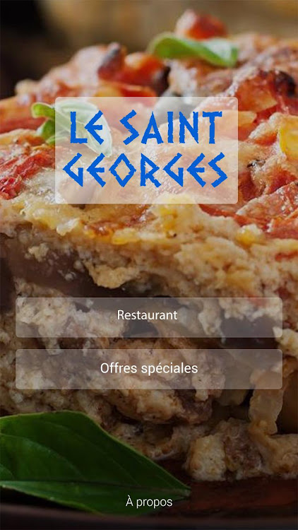 Restaurant Le Saint Georges - 1.0.1 - (Android)