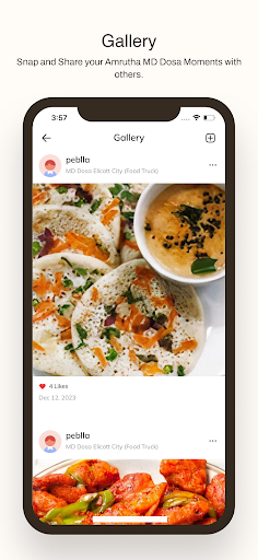 Screenshot of Amrutha MD Dosa