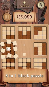 Woody 88: Fill Squares Puzzle
