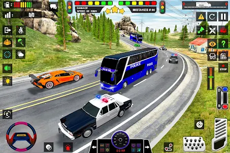 เกมจำลองรถบัสตำรวจ