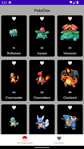 Android application Yet Another Pokedex screenshort