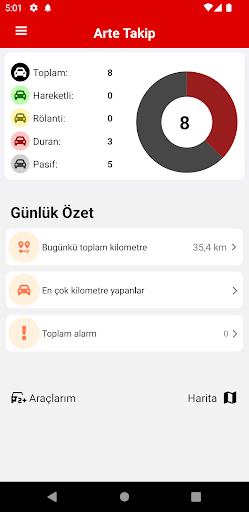 Arte Araç Takip Screen 2