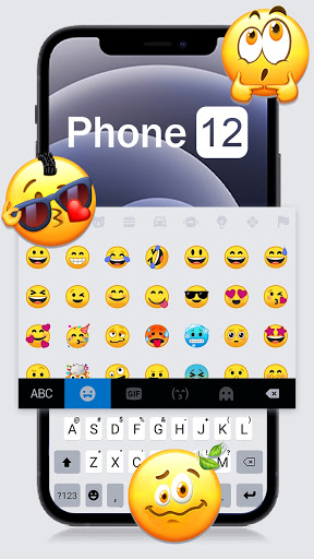 Phone 12 Style Keyboard Backgr Screen 3