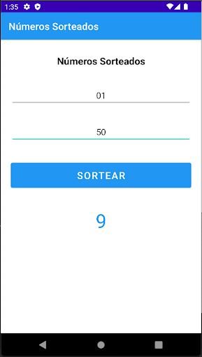Números Sorteados Screen 3