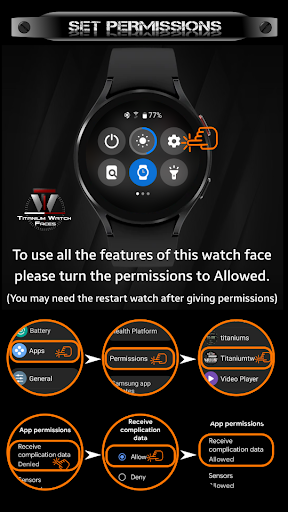 TWF2 - Digital Watch Face Screenshot