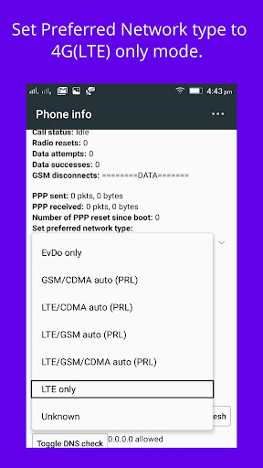 4G Only Network Mode  Screenshots 4