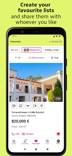 Screenshot of idealista