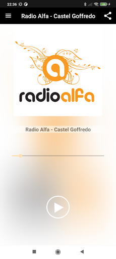 Android application Radio Alfa - Castel Goffredo screenshort