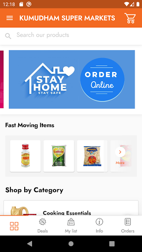 Android application KUMUDHAM SUPER MARKET screenshort