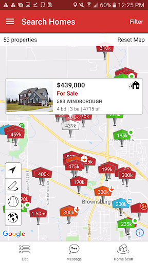 Android application Carpenter Realtors Home Search screenshort