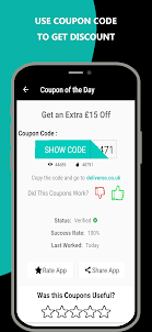 Deliveroo Coupon Codes